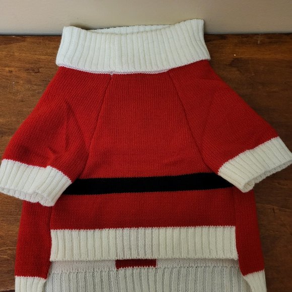 NWOT Mark & Graham Knit Santa Dog XL Sweater - Picture 3 of 4